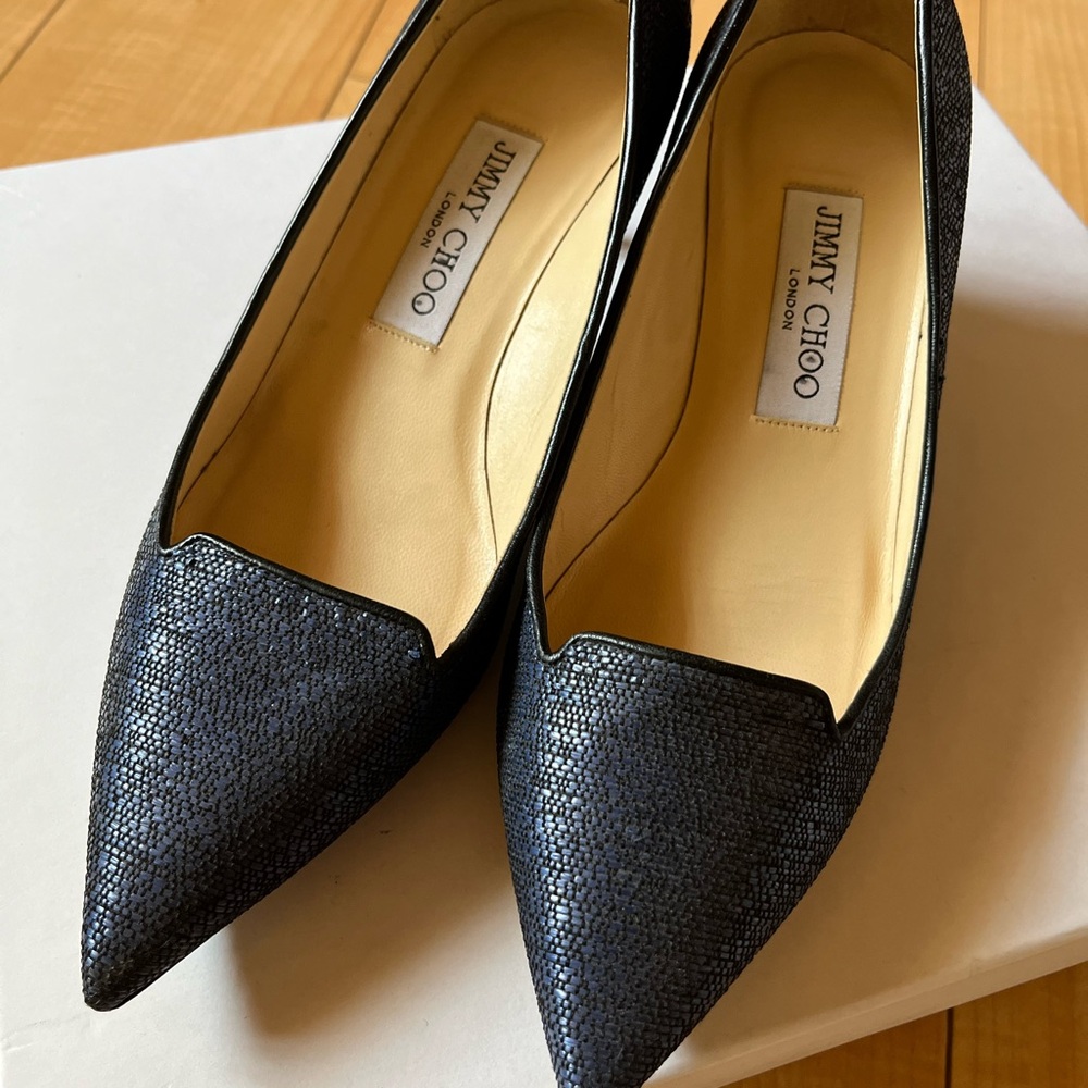 Jimmy Choo dark blue Heels